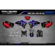 Kit adesivos moto KIT ADESIVOS Motocross YZ YZF TTR YAMAHA ENERGY TOMAC