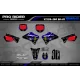 Kit adesivos moto KIT ADESIVOS Motocross YZ YZF TTR YAMAHA ENERGY TOMAC