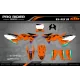 Stickerset motor Stickerset Motocross KTM SX SXF EXC - OEM VECTOR