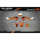 Stickerset motor Stickerset Motocross KTM SX SXF EXC - OEM VECTOR