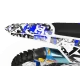 GRAPHICS moto KIT Graphics MOTOCROSS DC B&W blue (ref:prda15e)