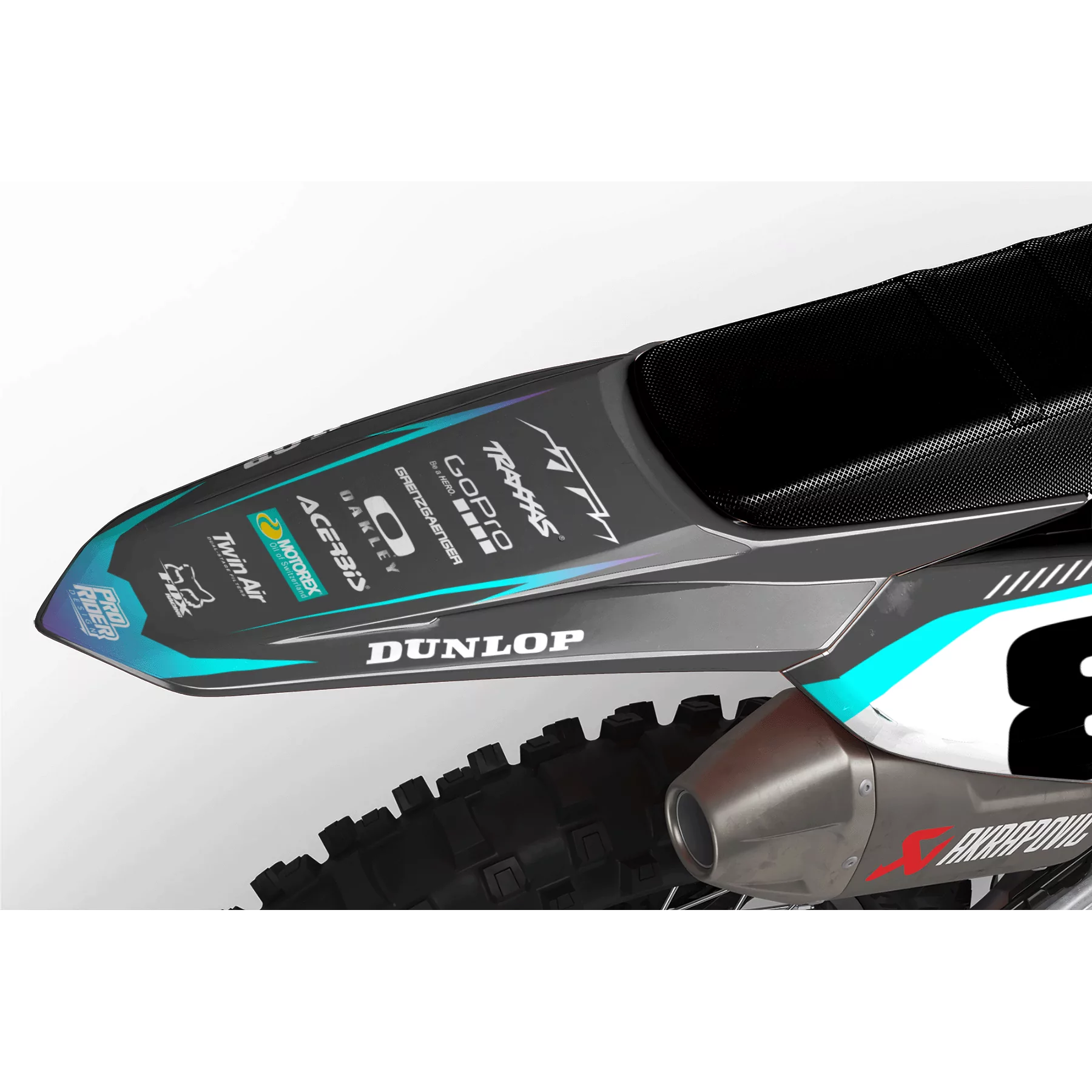 Kit adhesivos moto Kit adhesivos Motocross KTM SX SXF EXC | Shadow Edition | Grey teal