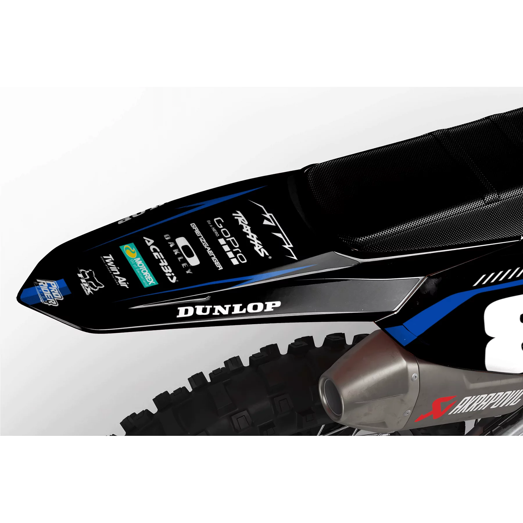 Kit adesivos moto Kit adesivos Motocross KTM SX SXF EXC | Shadow Edition | Black blue