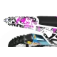 Kit déco moto KIT DECO MOTOCROSS DC B&W rose (ref:prda15p)
