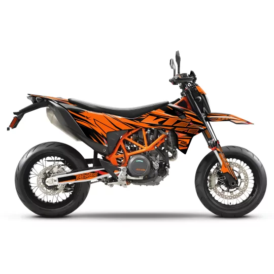 Kit adesivos moto Kit adesivos KTM STOCK V2 ORANGE | SM / SMC / SMR
