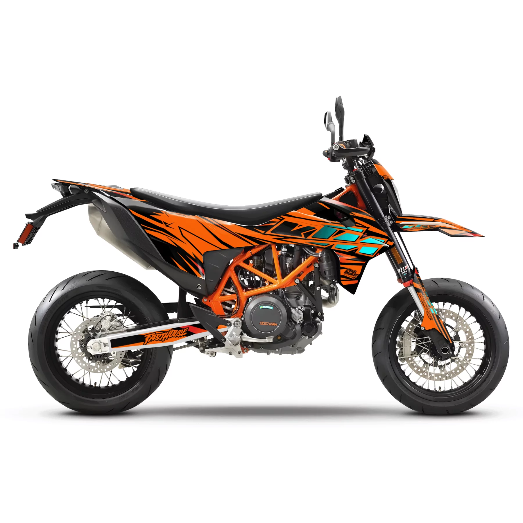 Motorrad Dekor Dekor KTM STOCK V2 TEAL | SM / SMC / SMR
