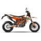 Motorstickerset Stickerset KTM STOCK V2 WHITE/TEAL | SM / SMC / SMR