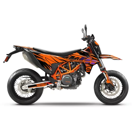 Kit adesivos moto Kit adesivos KTM STOCK V2 PURPLE | SM / SMC / SMR